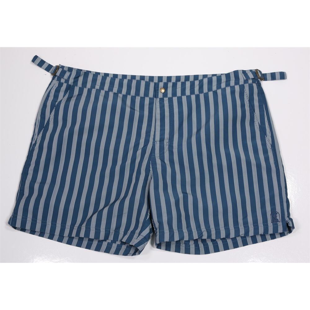 Dandy Del Mar Mallorca Green Striped Swim Walk Hybrid Trunks Shorts 36